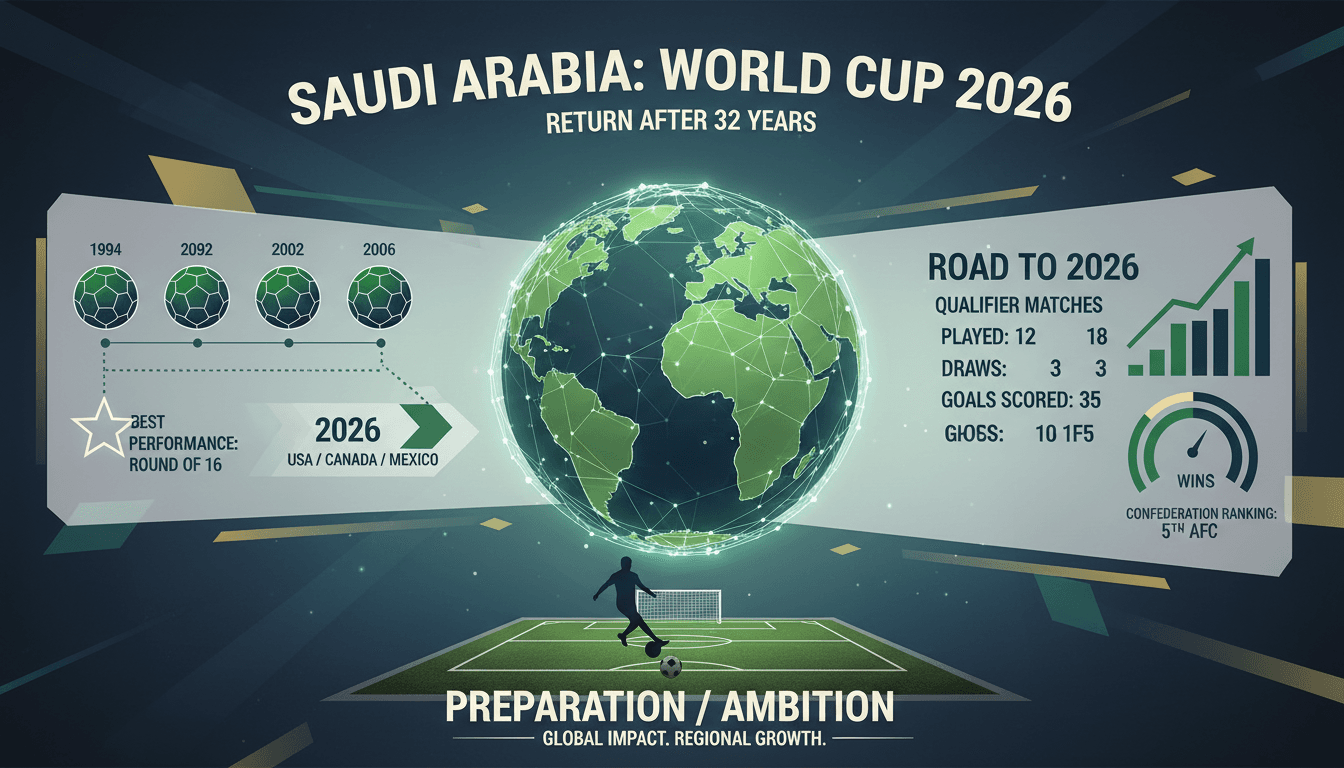Saudi Arabia national football team preparing for the 2026 FIFA World Cup
