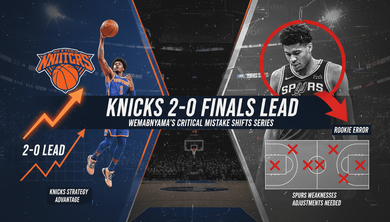 Knicks celebrate their victory in Game 2 of the NBA Finals against the Spurs.