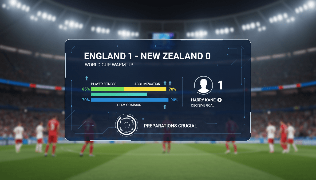 England players celebrating Harry Kane's goal against New Zealand
