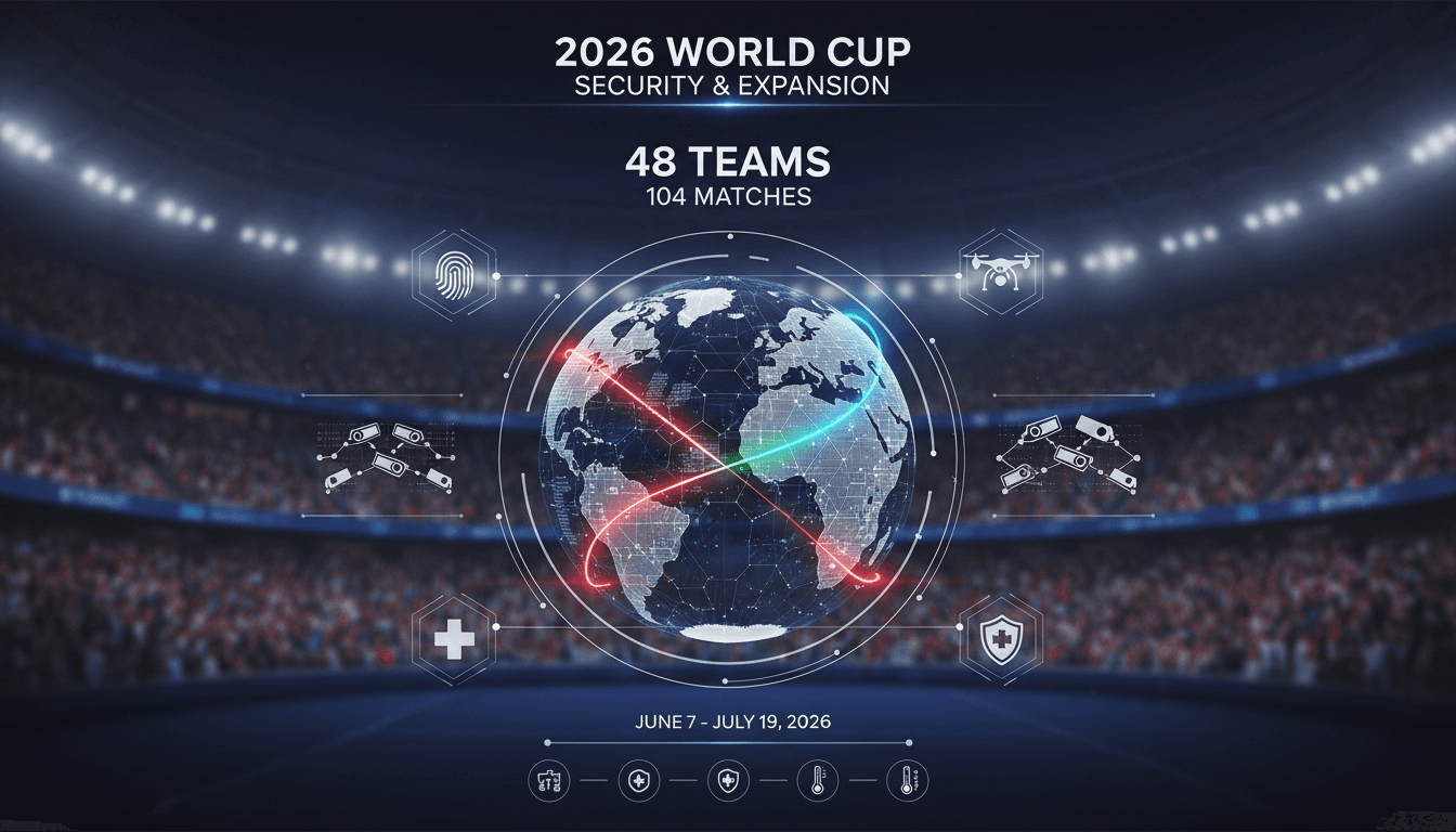Overview of the 2026 World Cup featuring teams and security measures