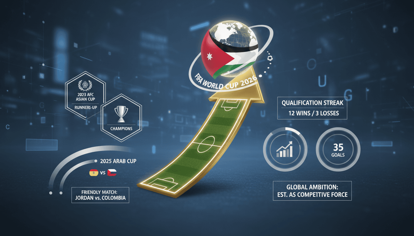 Jordan national football team preparing for FIFA World Cup 2026