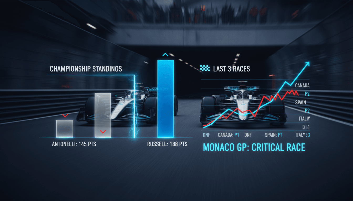 George Russell Faces Setback in Formula 1 Championship Race