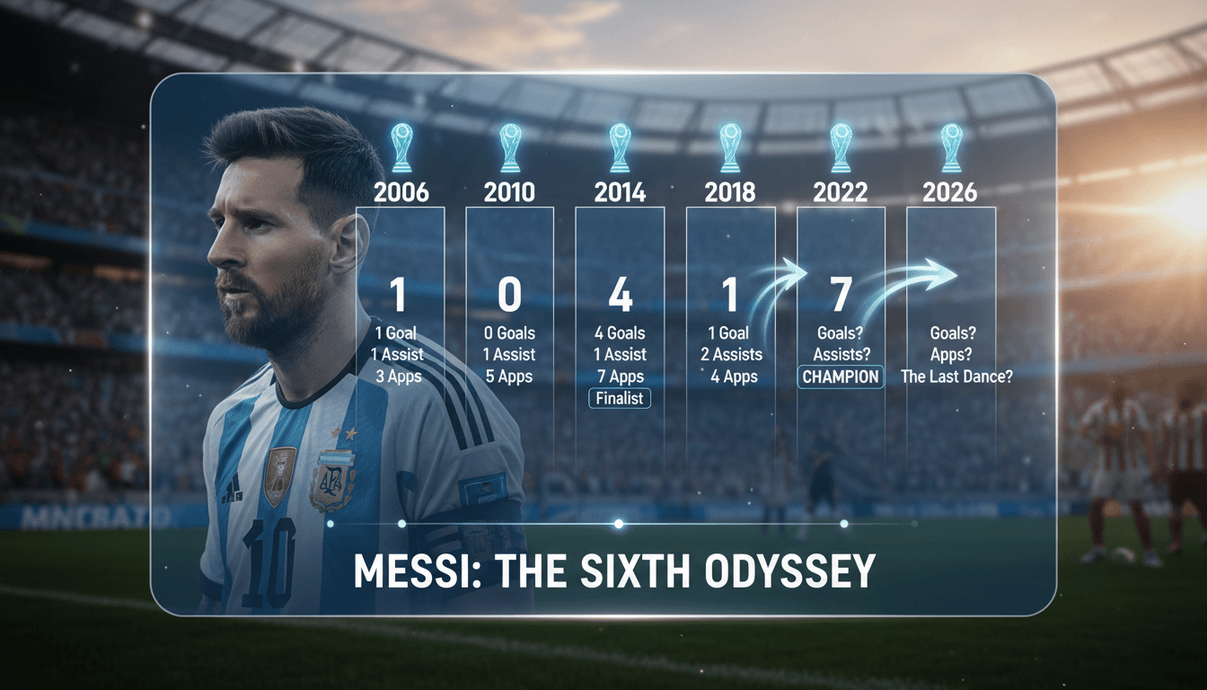 Lionel Messi prepares for potential final World Cup appearance in 2026