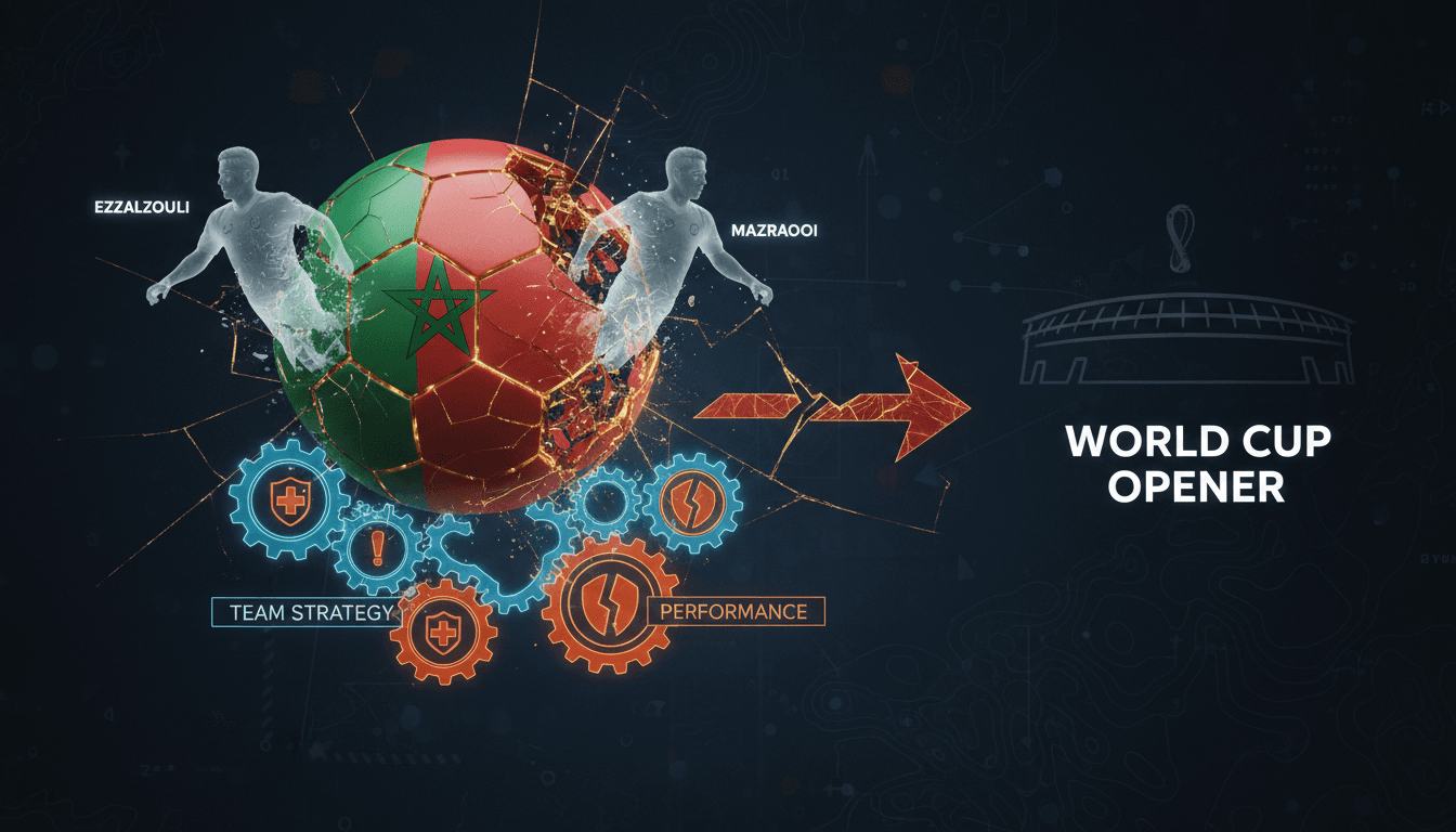 Moroccan football team training ahead of World Cup with injured players