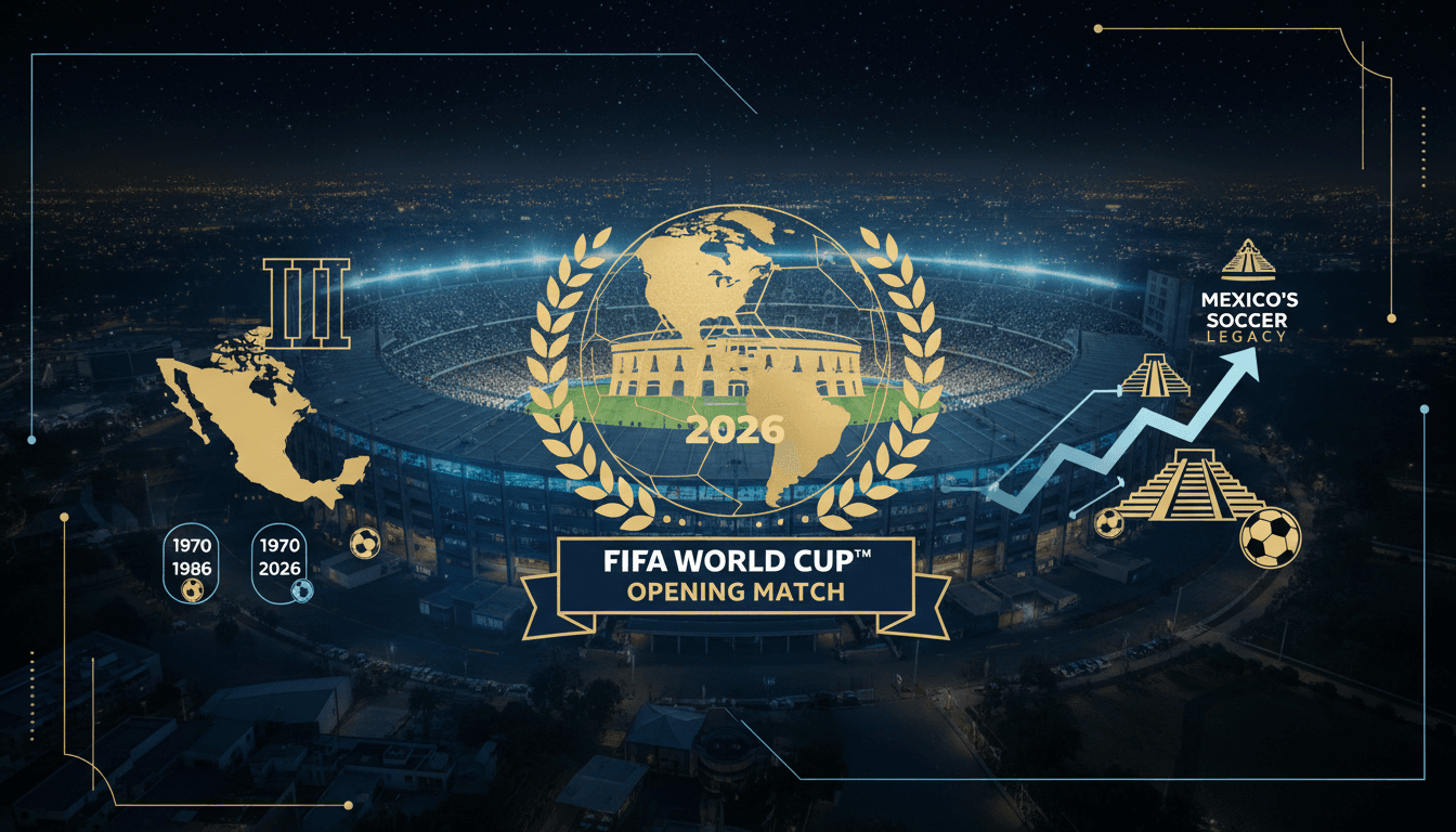 Estadio Azteca, the iconic venue for the 2026 FIFA World Cup opening match