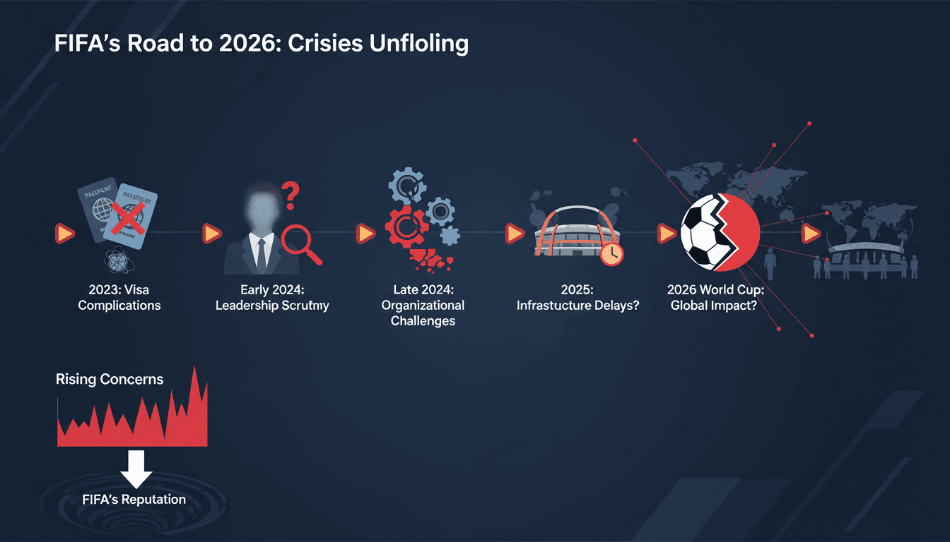 FIFA logo with a backdrop of the 2026 World Cup host countries