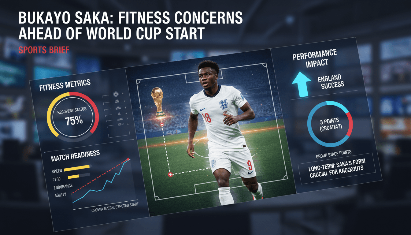 Bukayo Saka training with the England national team ahead of the World Cup