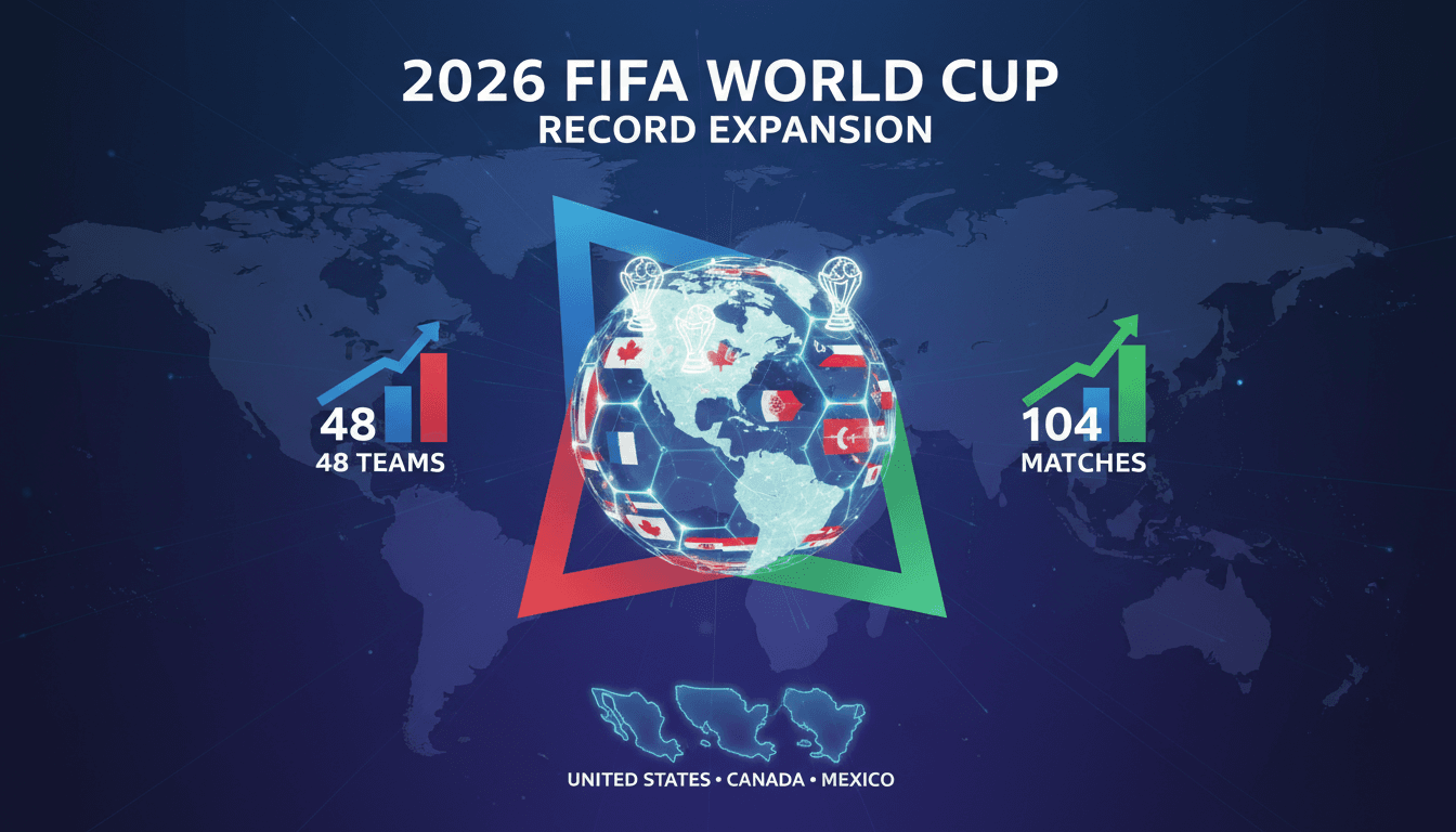 2026 FIFA World Cup to Feature Record 48 Teams and 104 Matches Across Three Nations