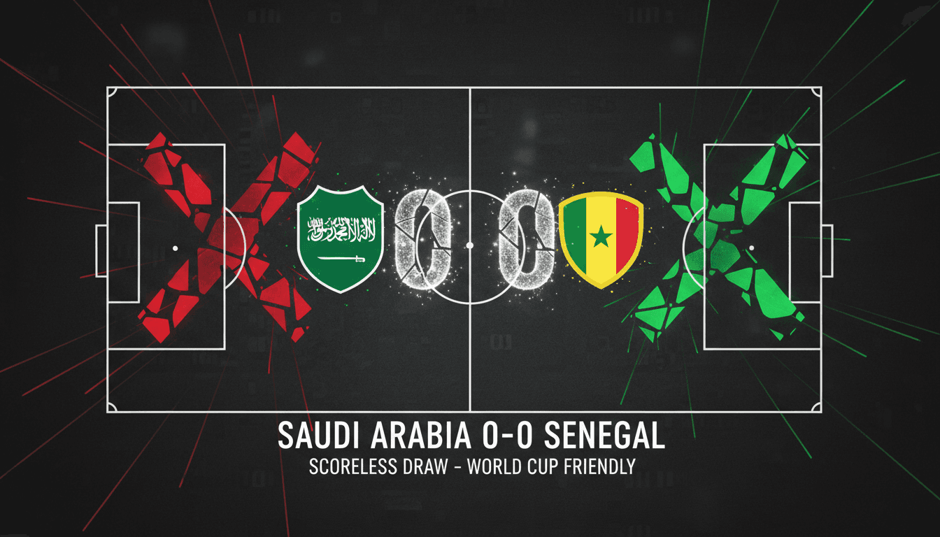 Saudi Arabia and Senegal players during their friendly match in San Antonio.
