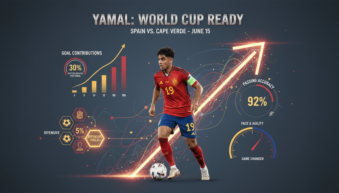 Lamine Yamal set to return for Spain's World Cup opener against Cape Verde