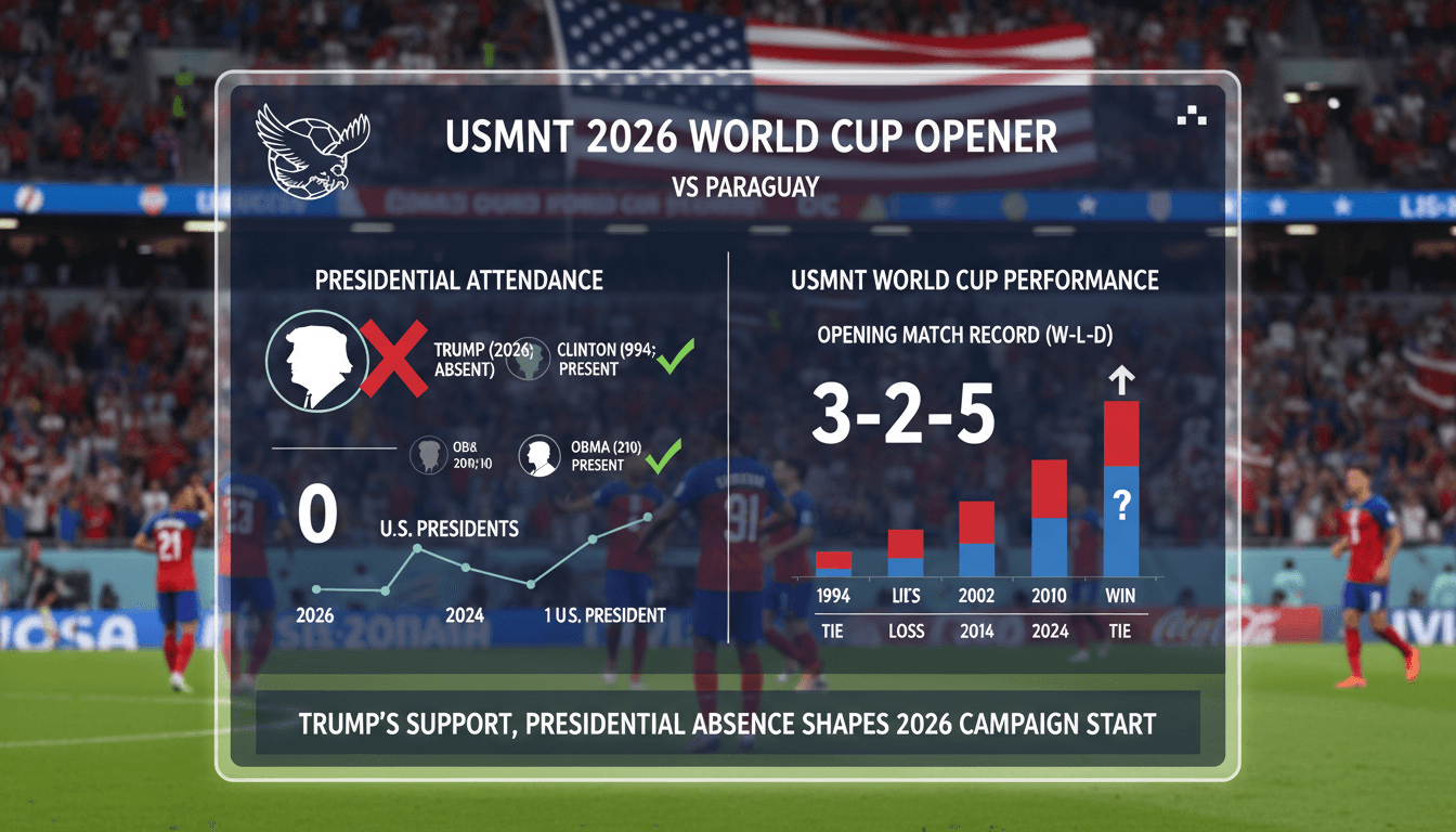 USMNT players preparing for their opening match against Paraguay in the 2026 World Cup.