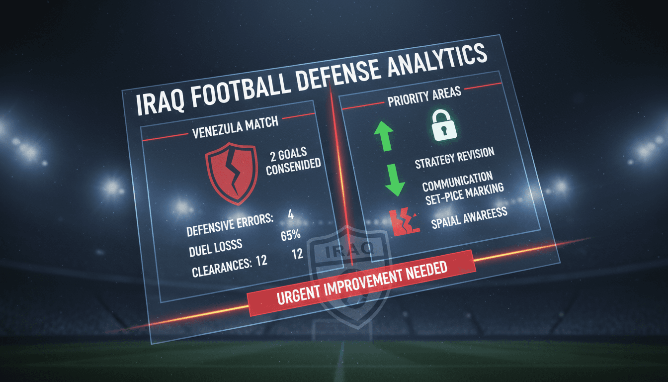 Iraq's national football team loses final World Cup friendly against Venezuela