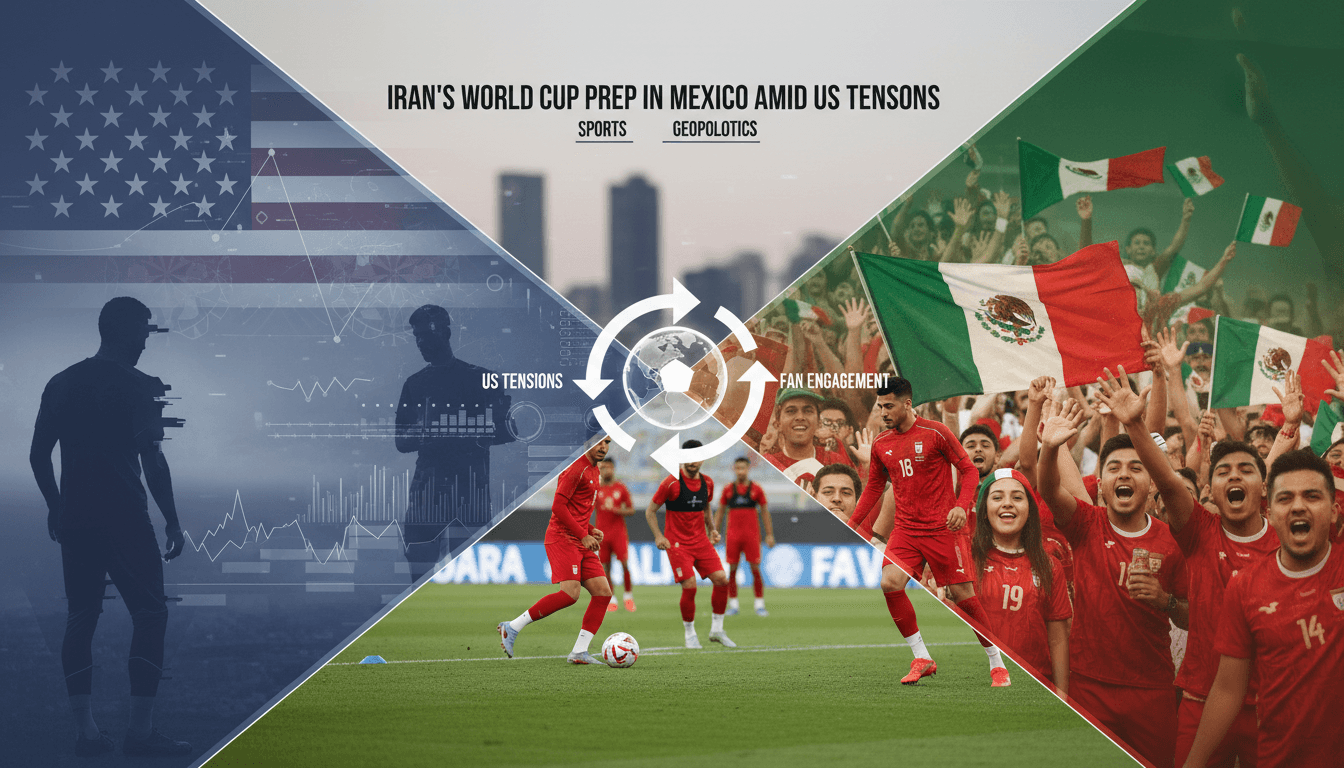 Iran's national football team trains in Mexico ahead of World Cup amid US tensions