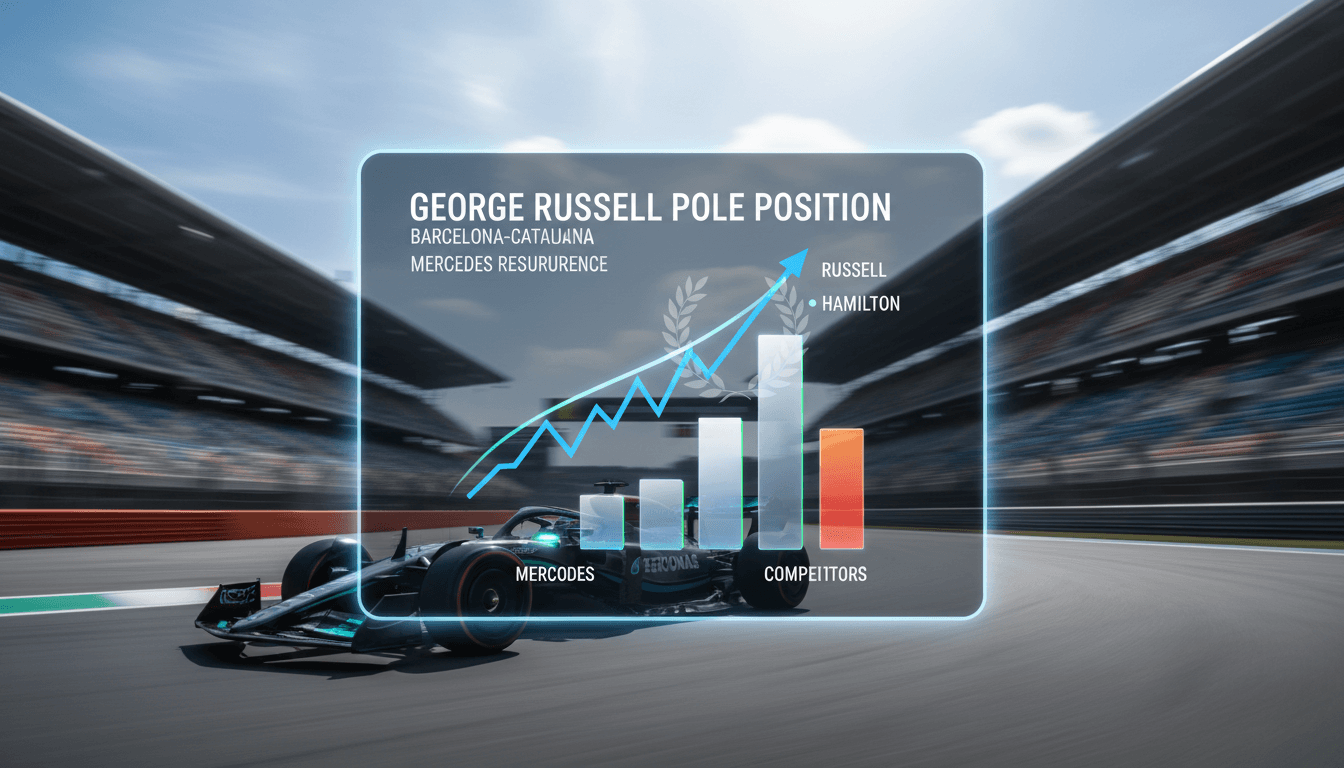 George Russell secures pole position at Barcelona-Catalunya Grand Prix