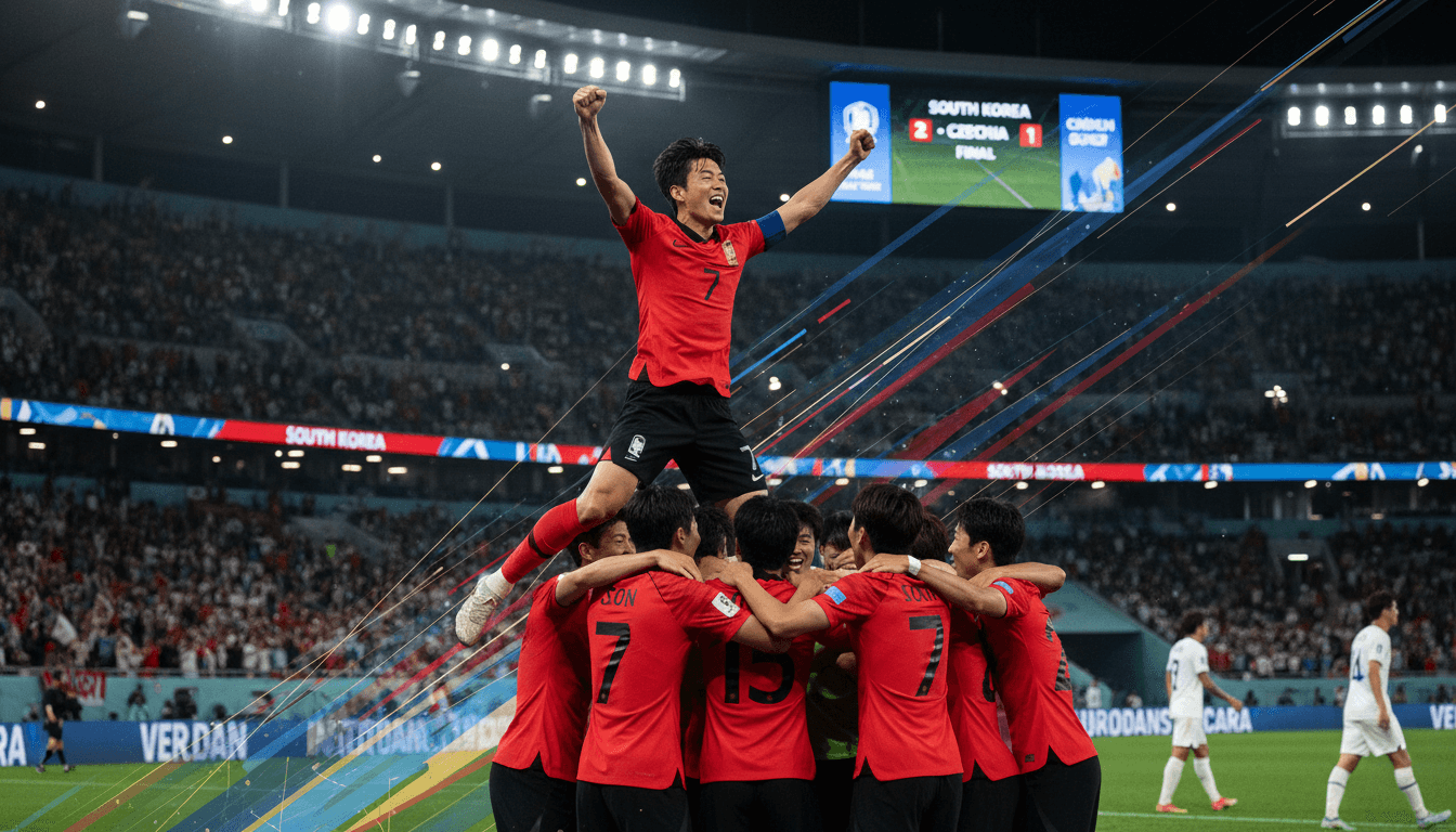South Korea Achieves Historic First World Cup Victory Against Czechia