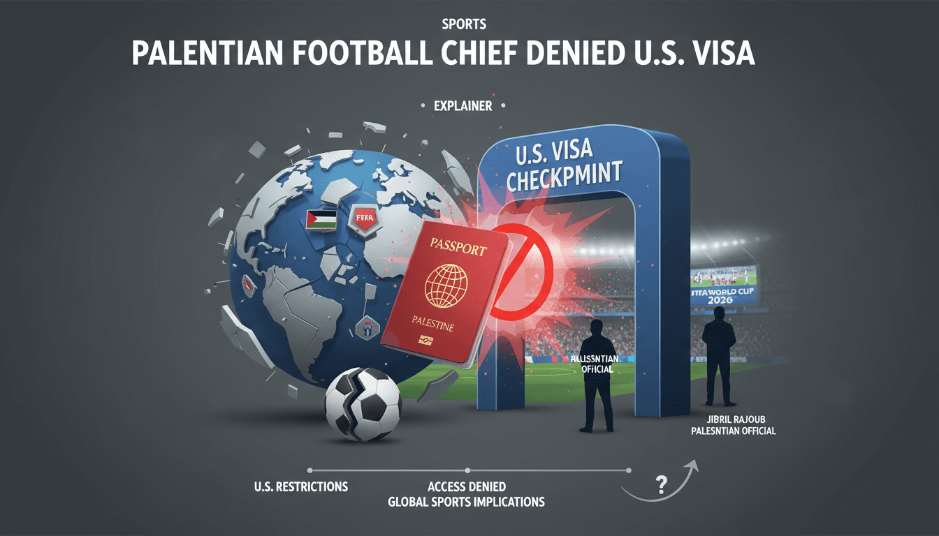 Palestinian Football Chief Denied U.S. Visa for World Cup Participation