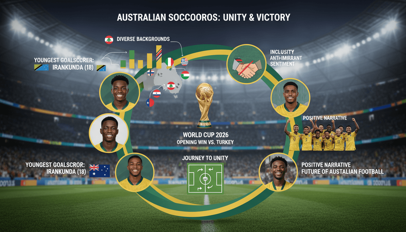 Australian Socceroos celebrate inclusivity with historic World Cup win