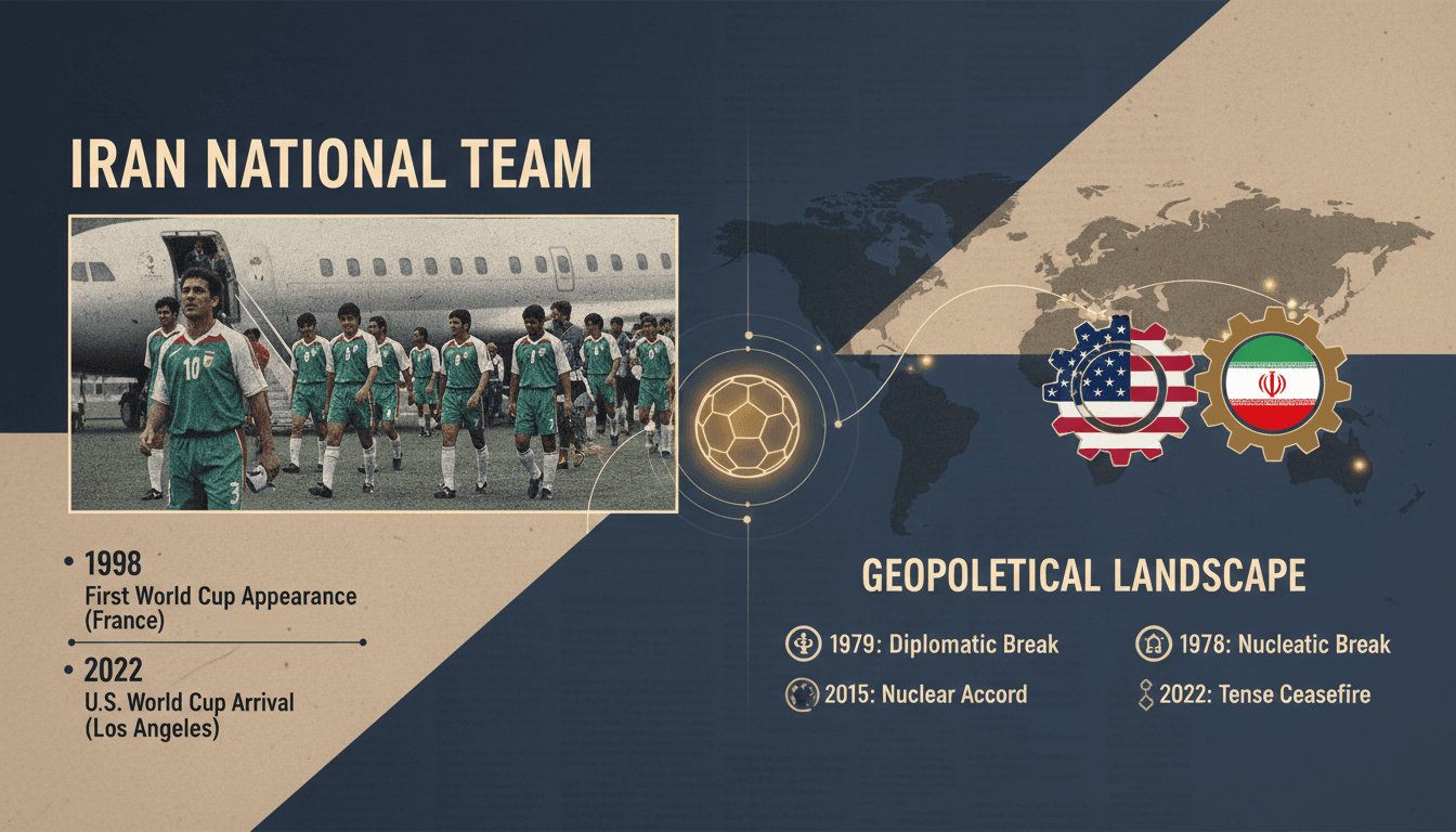Iran's national soccer team arrives in the U.S. for World Cup amid ongoing conflict