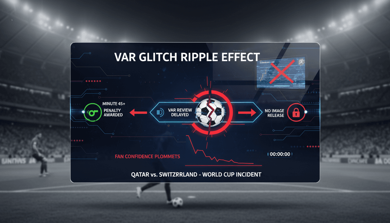 FIFA VAR technology failure delays image release during World Cup match