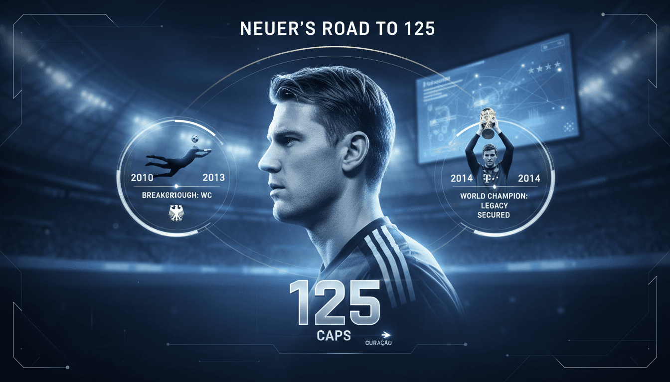 Manuel Neuer in action during a World Cup match