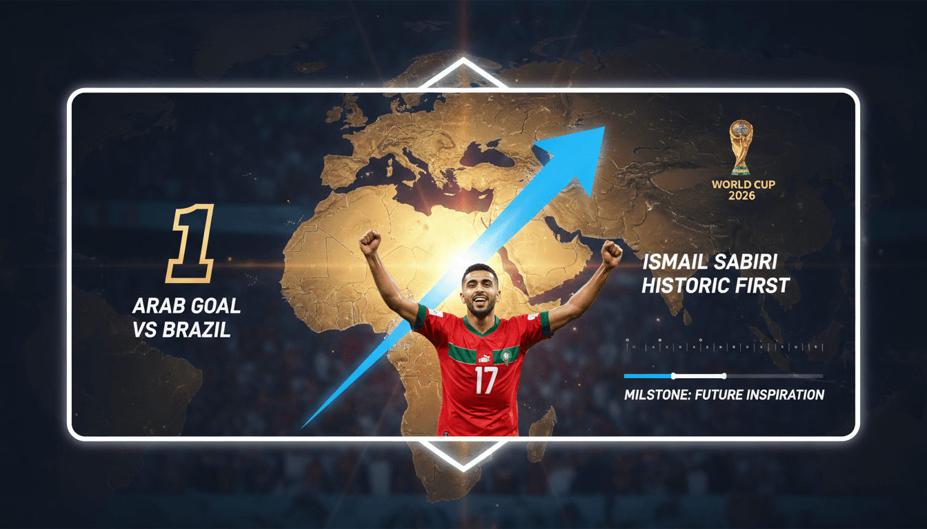 Ismail Sabiri scores historic first goal by an Arab player against Brazil in World Cup