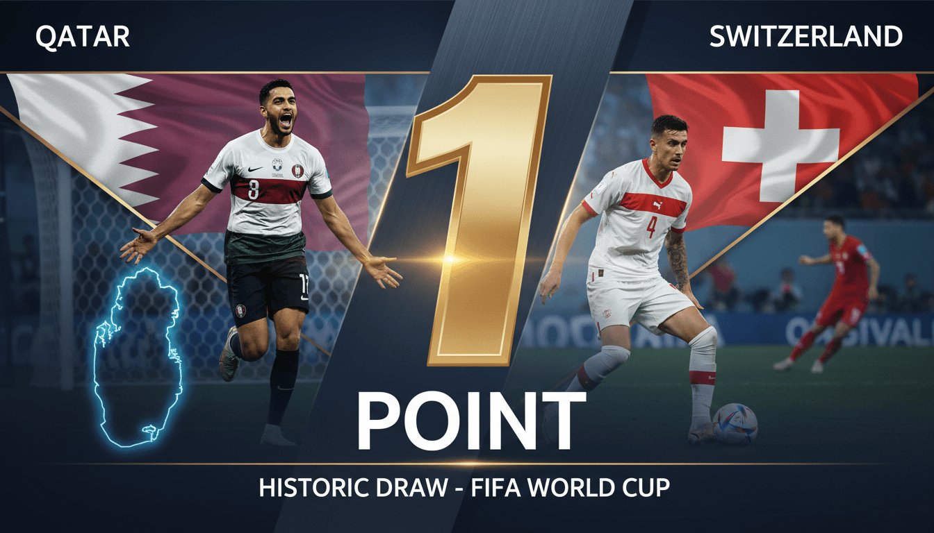 Qatar Achieves Historic Draw Against Switzerland in FIFA World Cup