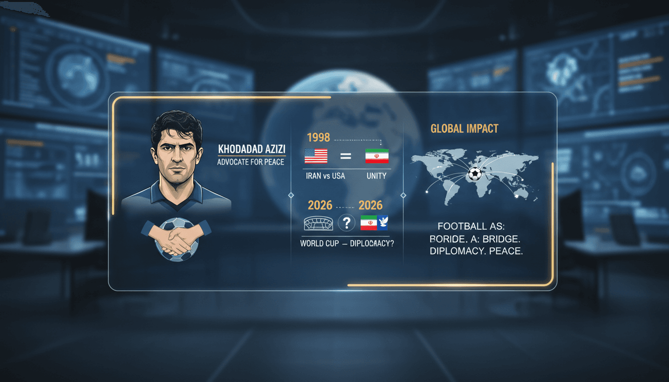 Khodadad Azizi Calls for Peace Through Football Ahead of World Cup Matches
