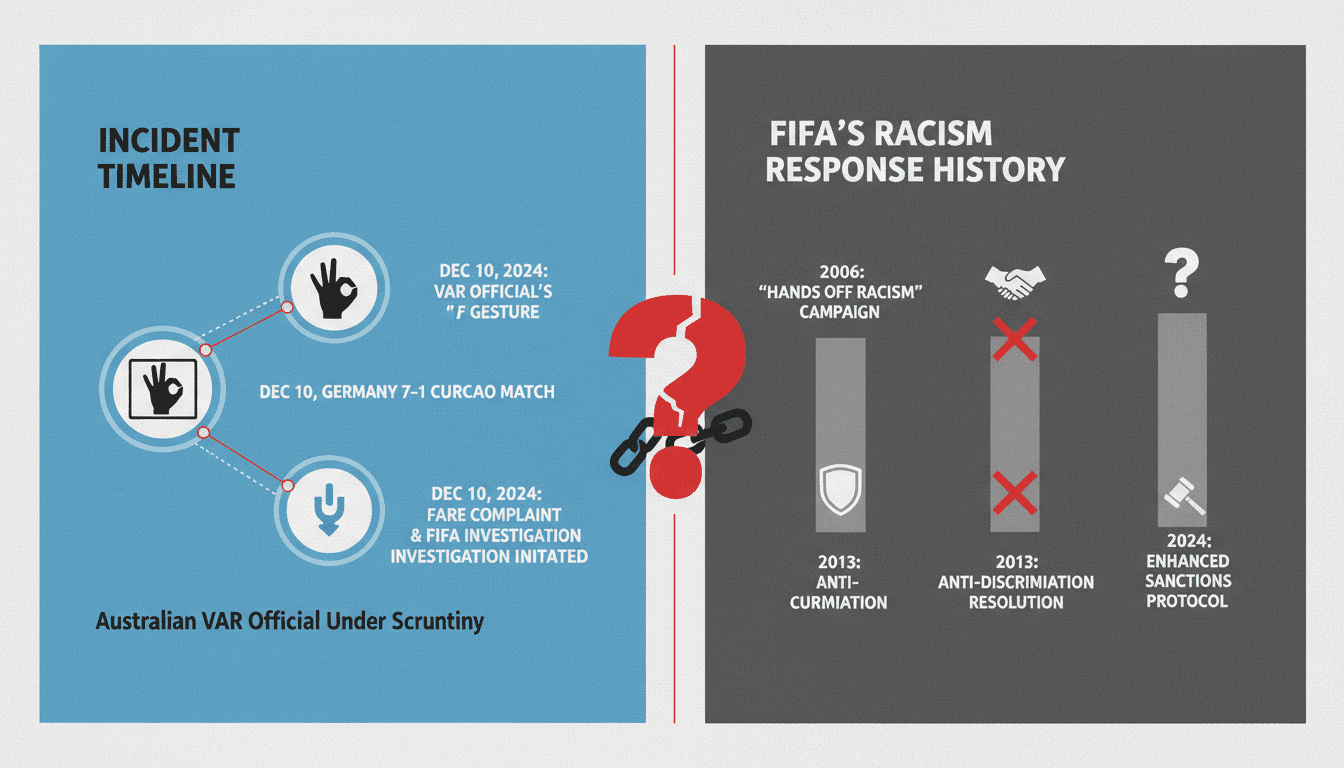 FIFA Investigates VAR Official for White Supremacist Gesture During World Cup Match