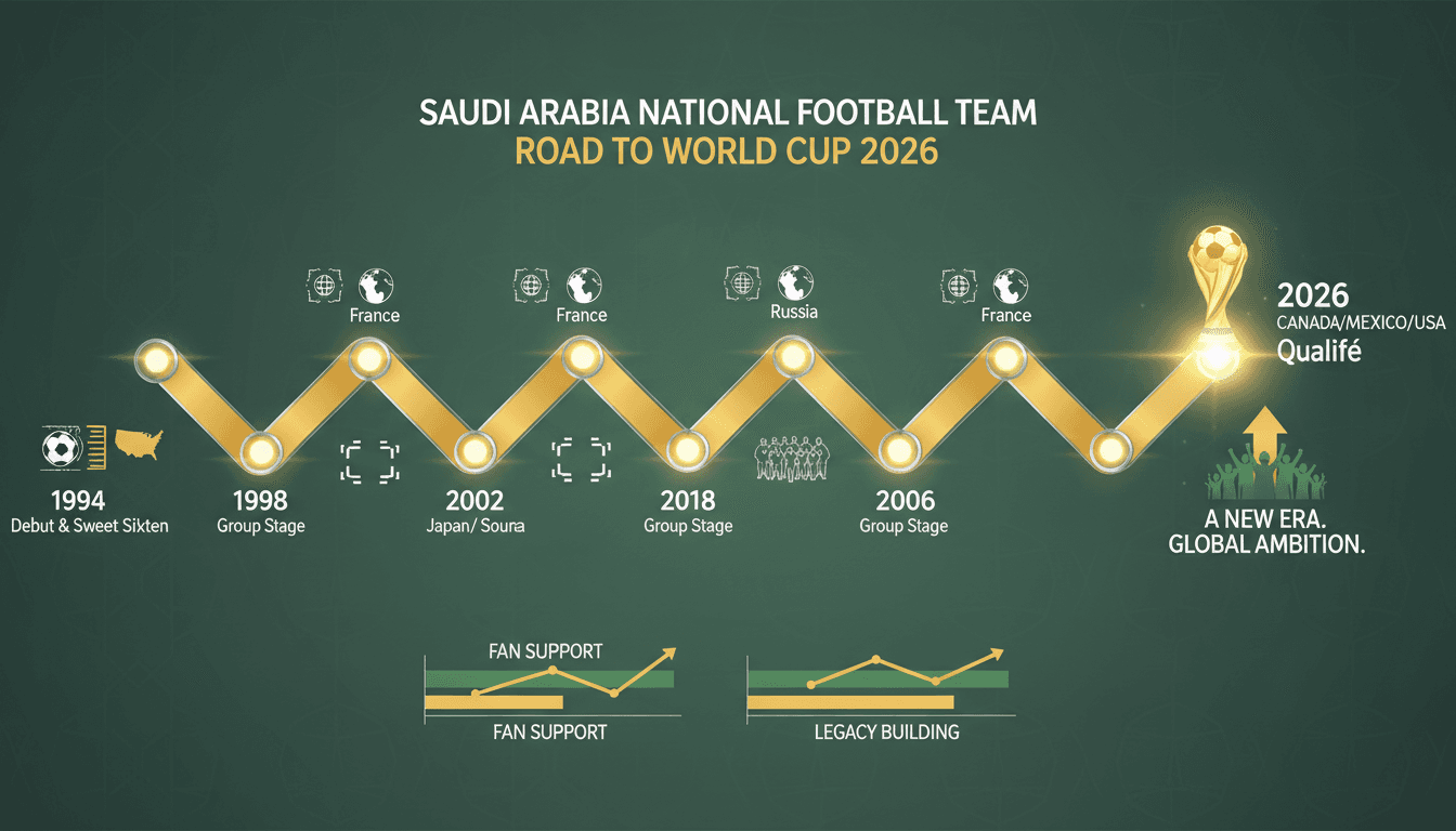 Saudi Arabia's National Football Team to Compete in 2026 World Cup