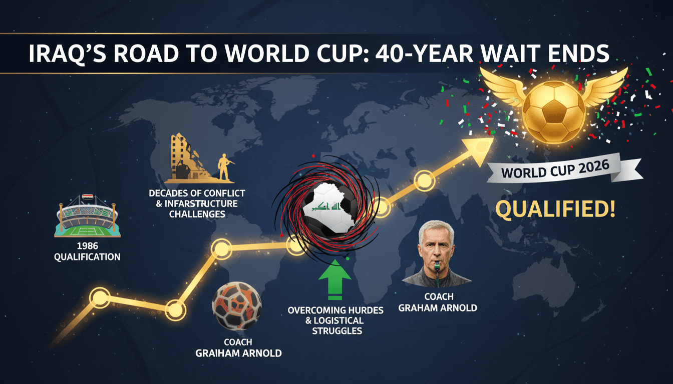 Iraq's national football team qualifies for World Cup after 40 years