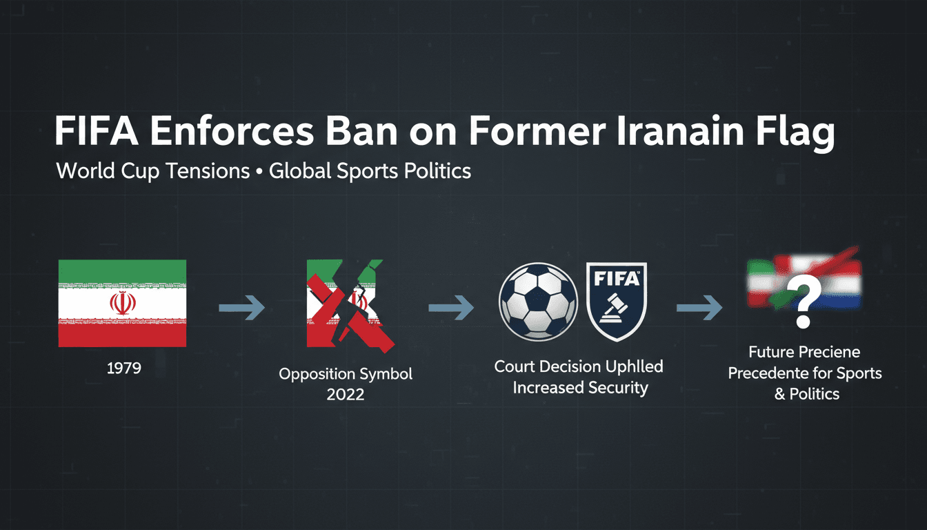 FIFA Enforces Ban on Former Iranian Flag Amid World Cup Tensions