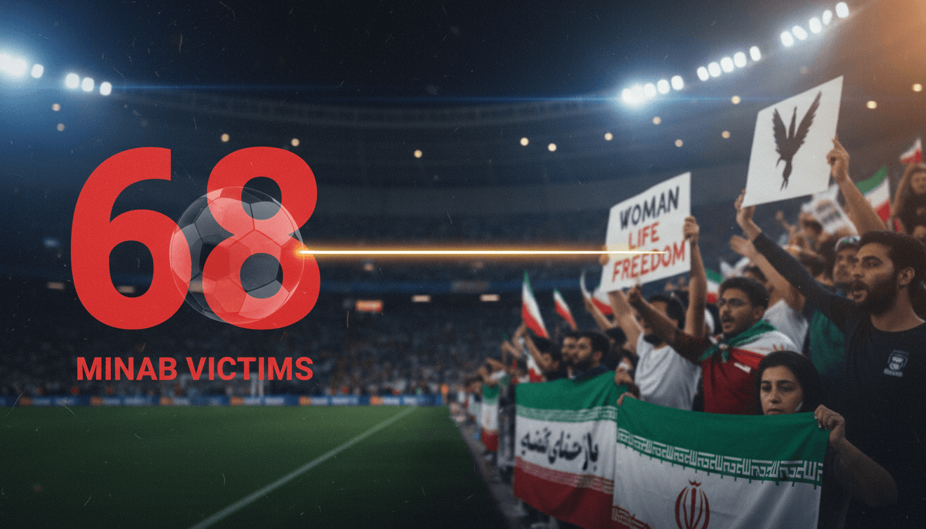 Iranian Fans Use World Cup Match to Protest Government and Honor Victims