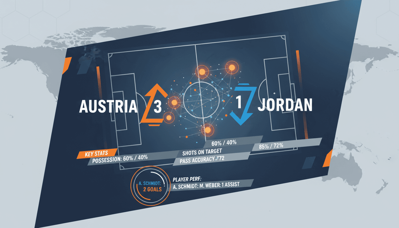 Austria defeats Jordan 3-1 in World Cup match
