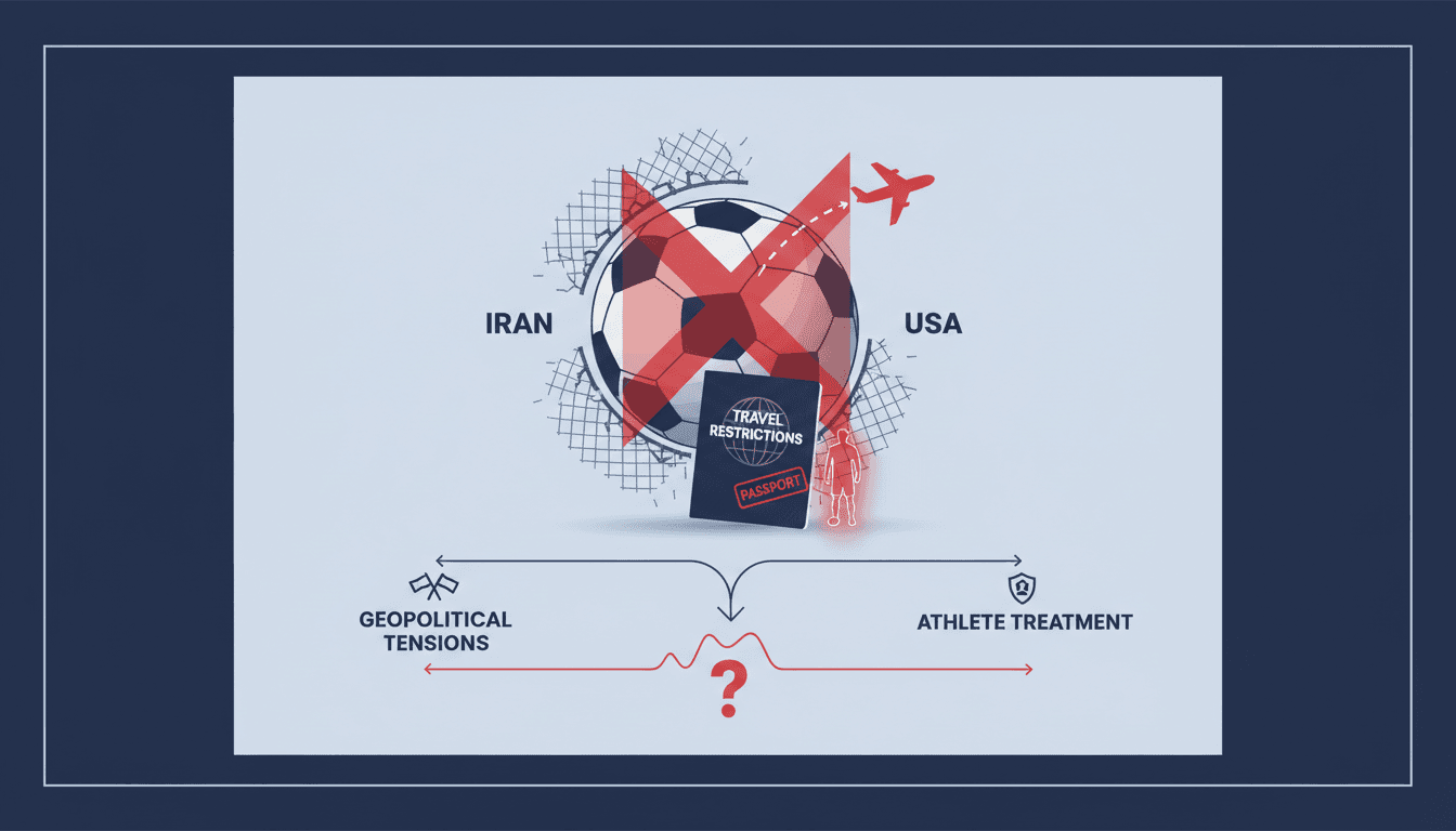 Iranian football team faces travel restrictions during FIFA World Cup