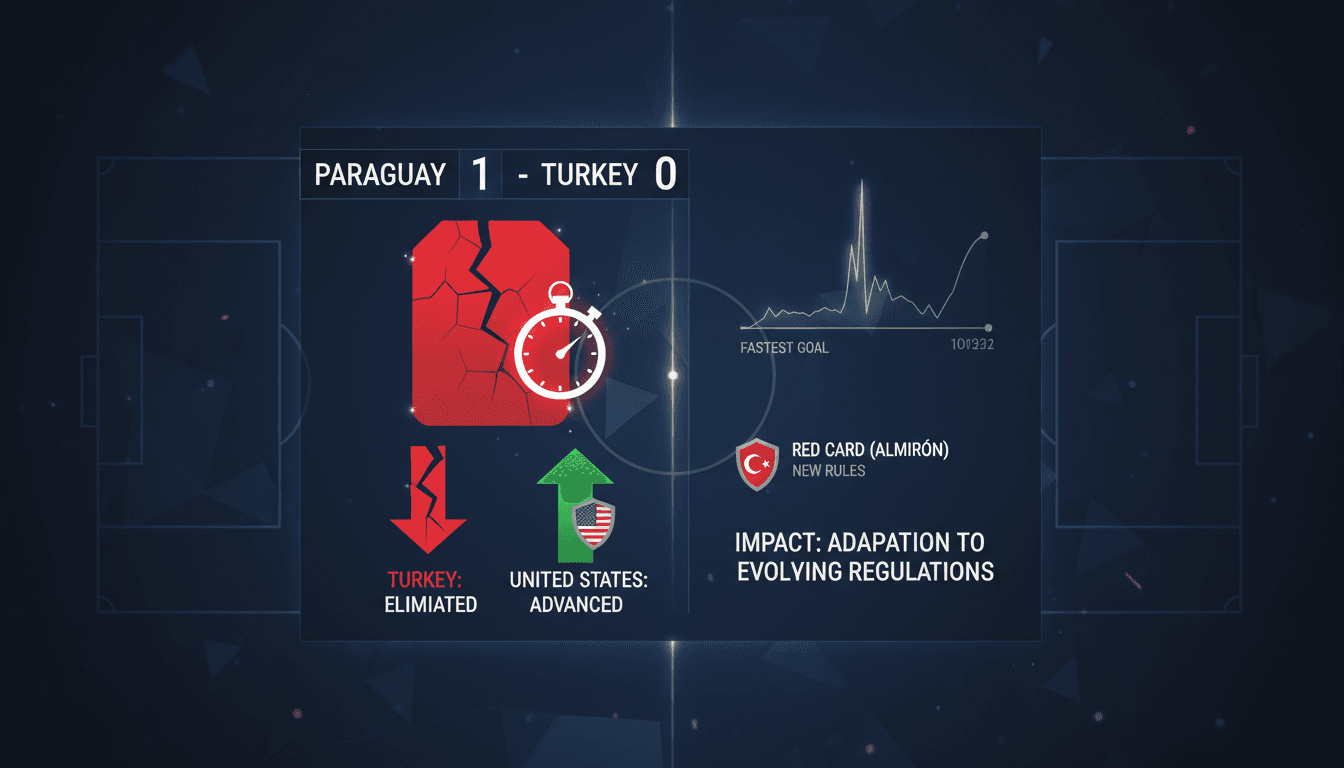 Paraguay celebrates their victory over Turkey in the World Cup match.