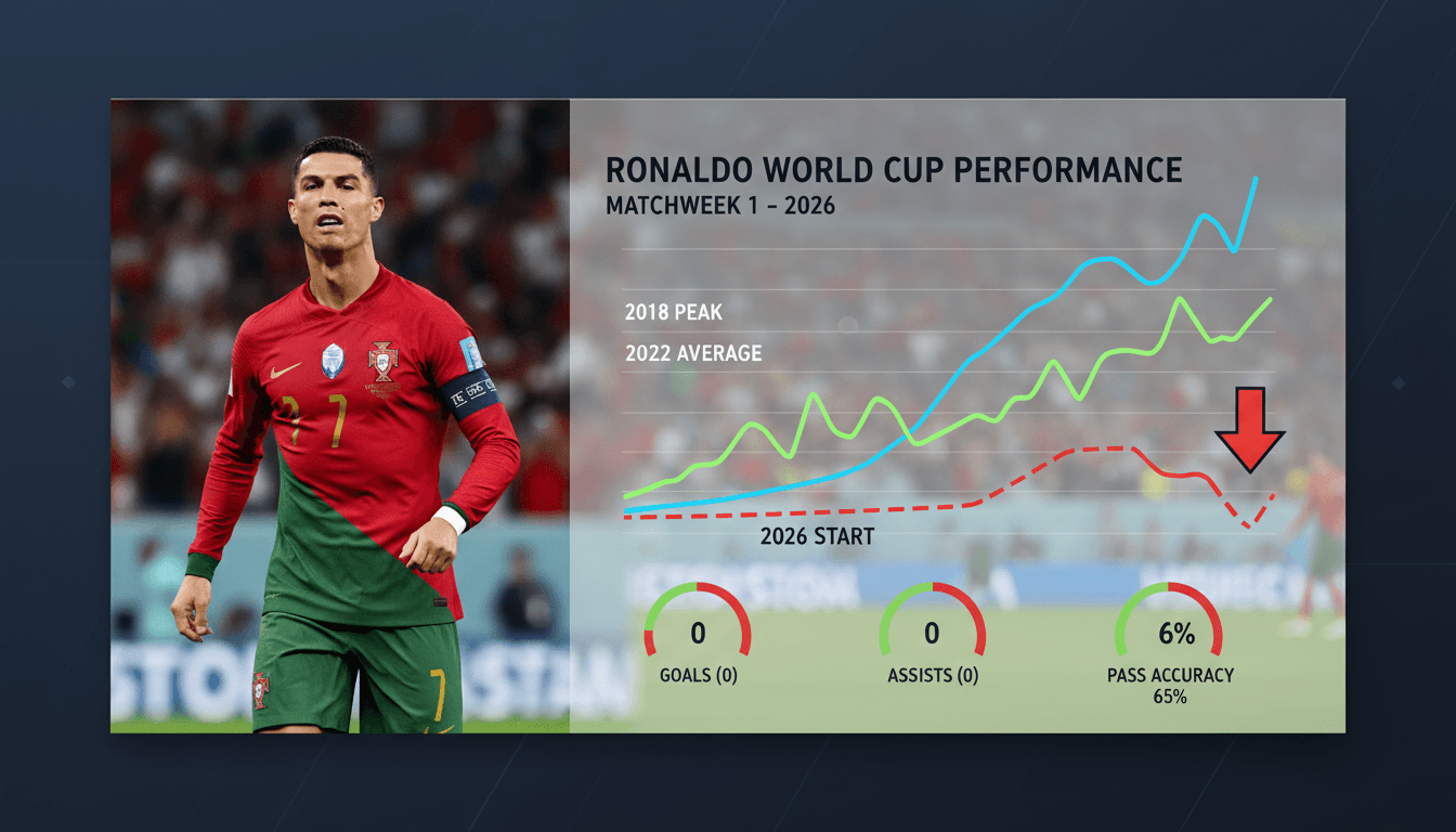Cristiano Ronaldo during the 2026 World Cup match against the Republic of Congo.