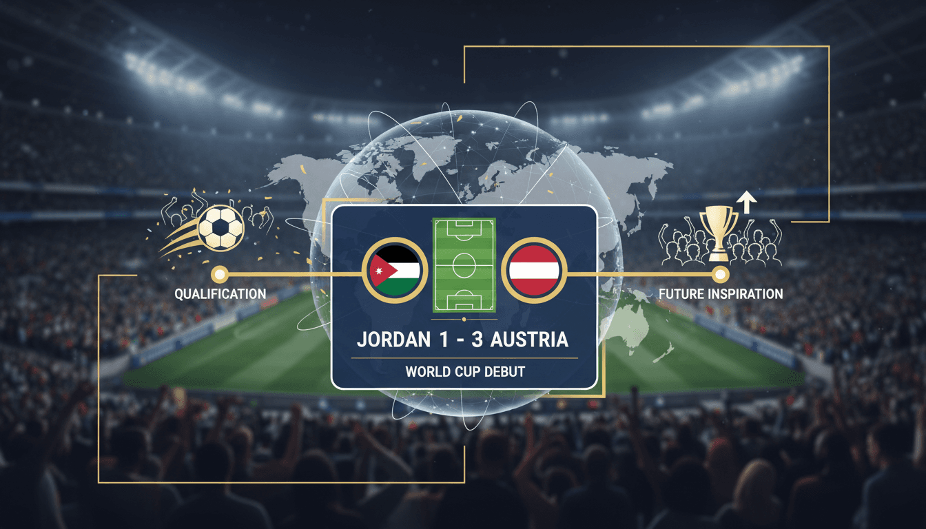 Jordan makes historic World Cup debut against Austria