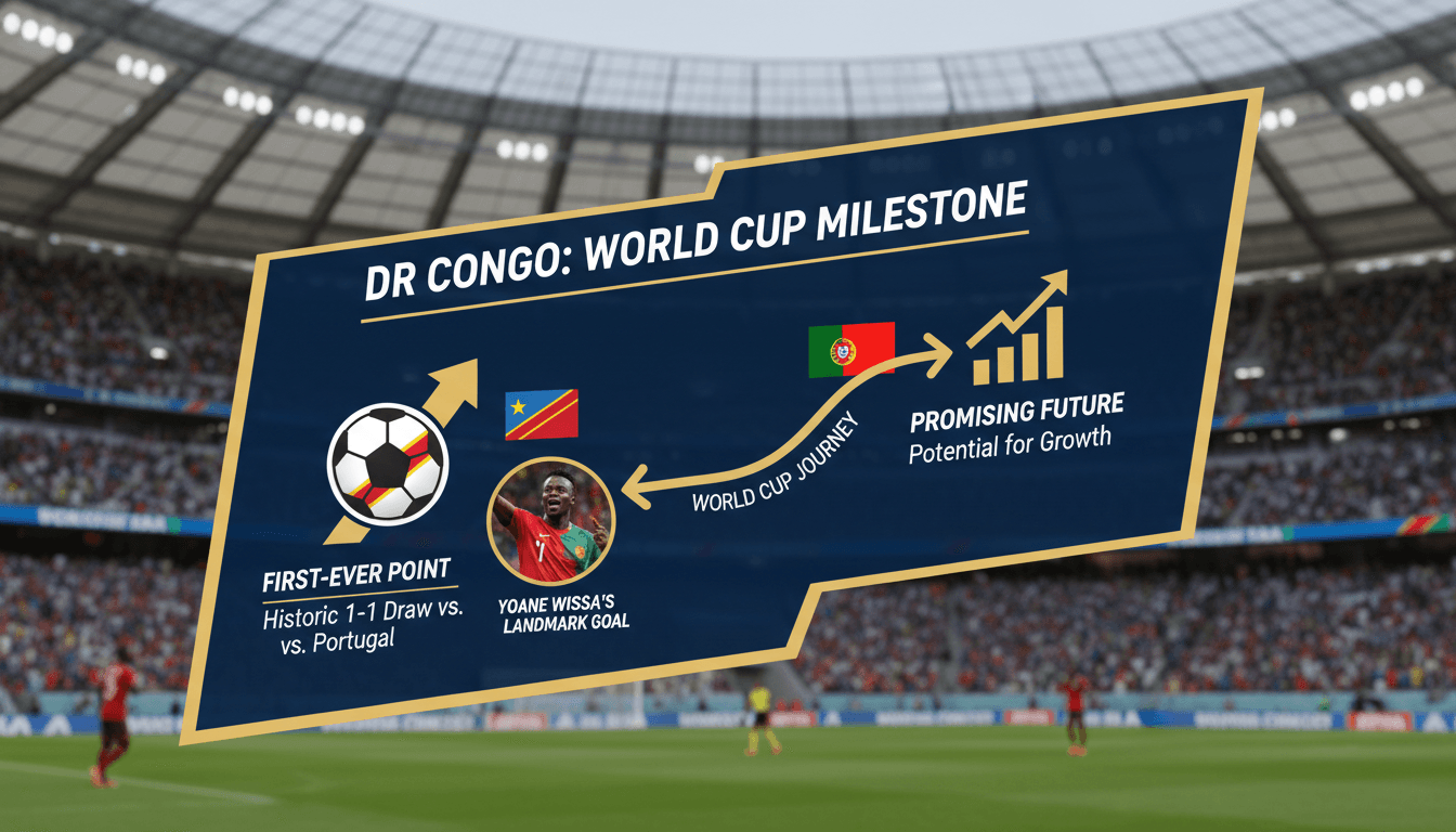 DR Congo secures first-ever World Cup point with historic draw against Portugal