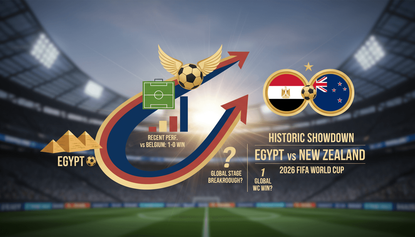 Egyptian national football team preparing for World Cup match against New Zealand