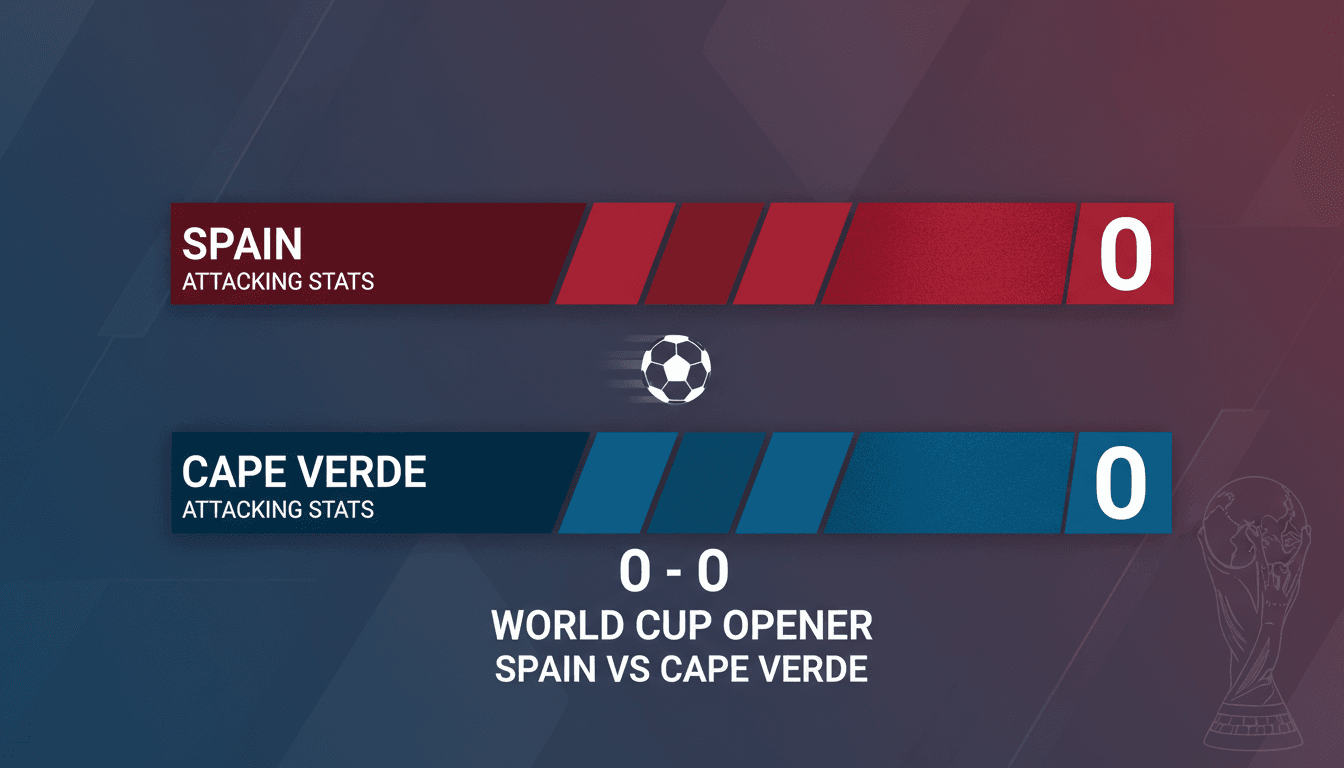 Spain's national football team draws 0-0 against Cape Verde in World Cup opener