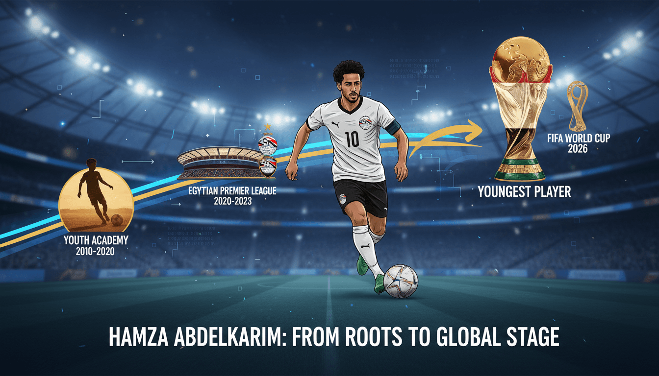 Hamza Abdelkarim becomes youngest player to represent Egypt at World Cup