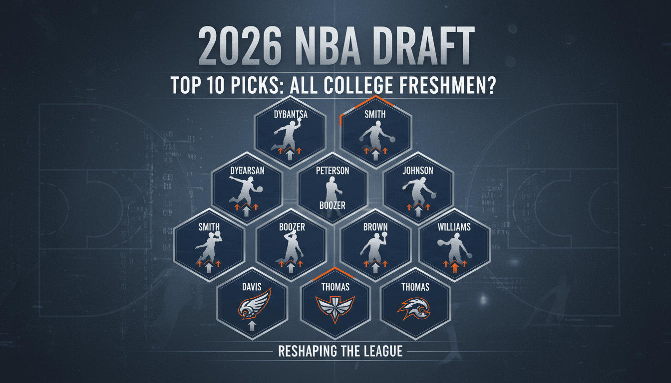 Exciting prospects for the 2026 NBA Draft featuring college freshmen.