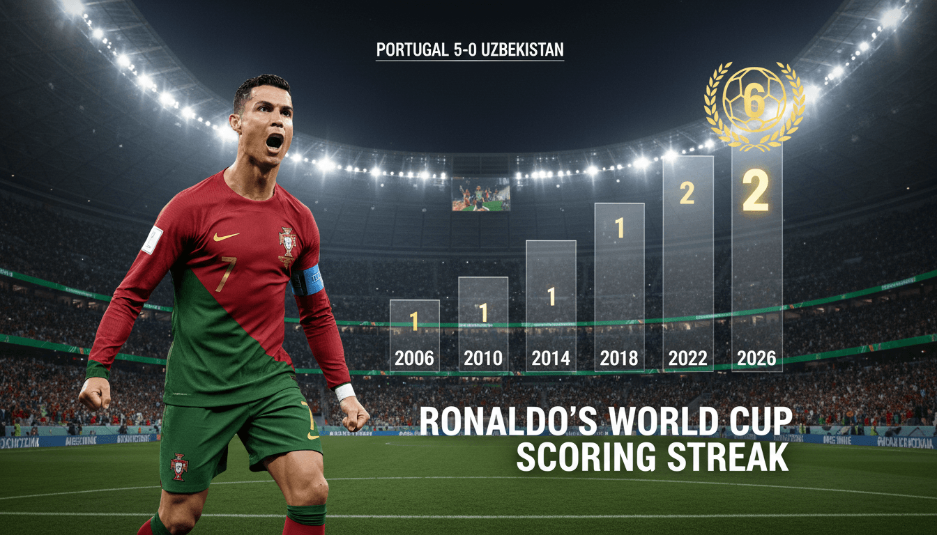 Portugal secures 5-0 victory over Uzbekistan in 2026 World Cup