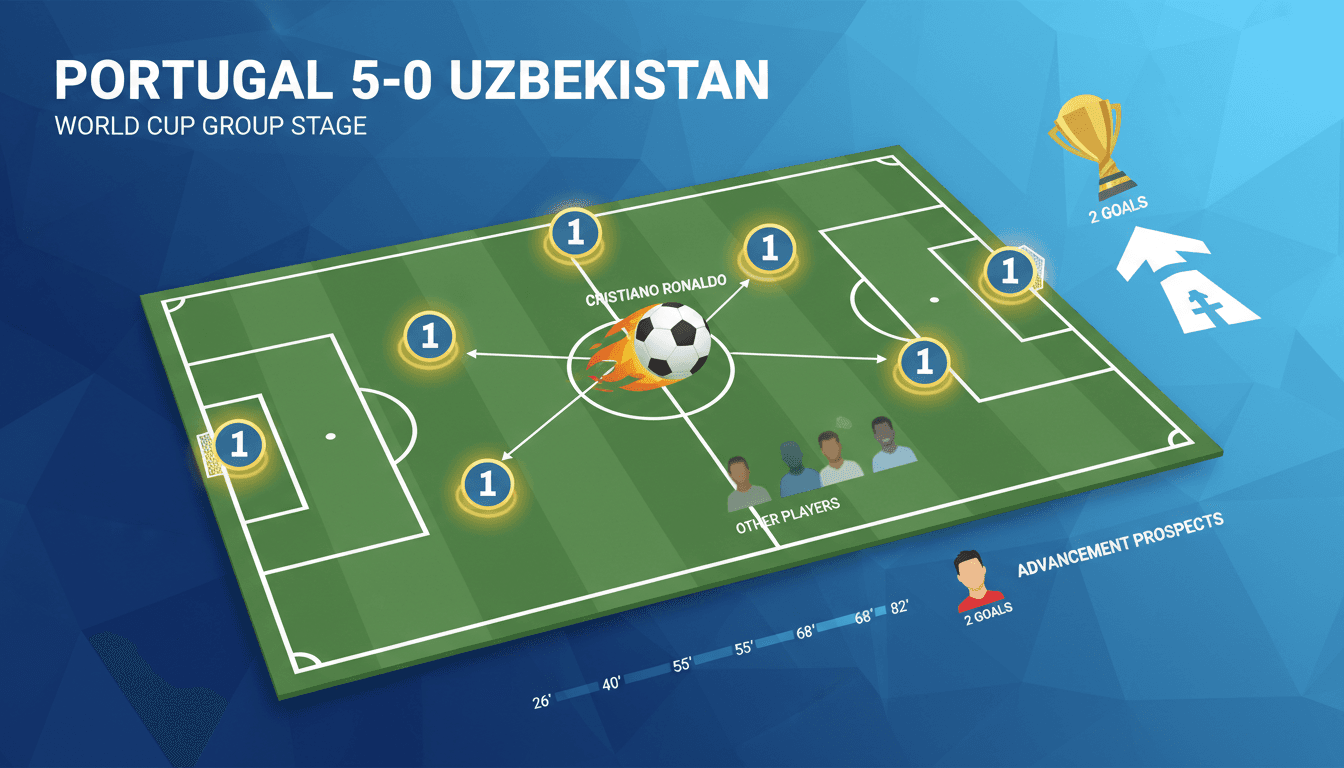 Portugal secures 5-0 victory over Uzbekistan in World Cup group stage