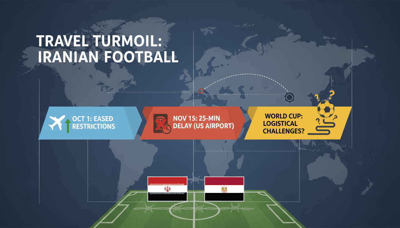 Iranian football delegation delayed by US officials en route to World Cup match