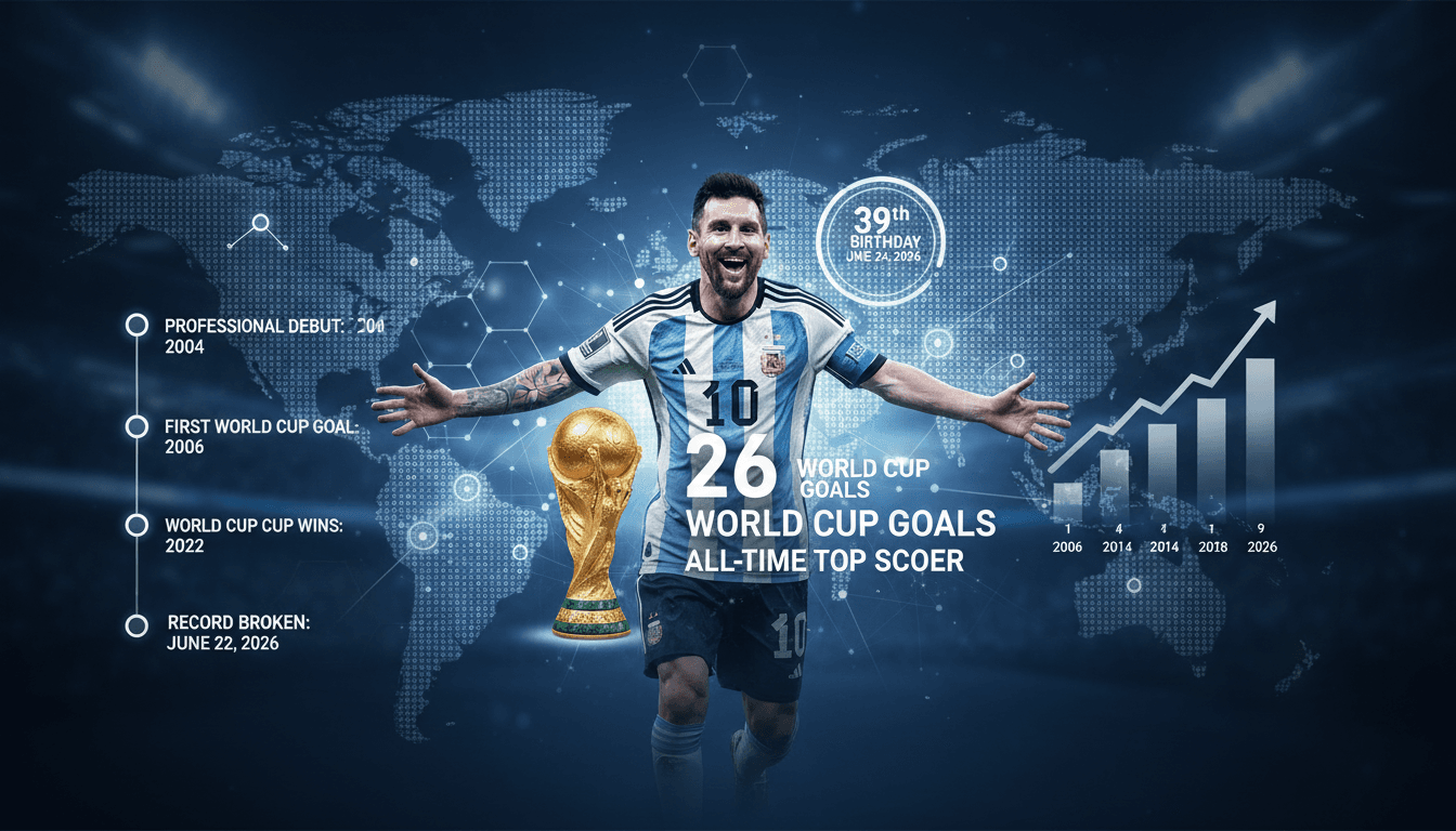 Lionel Messi celebrates 39th birthday after becoming all-time World Cup top scorer