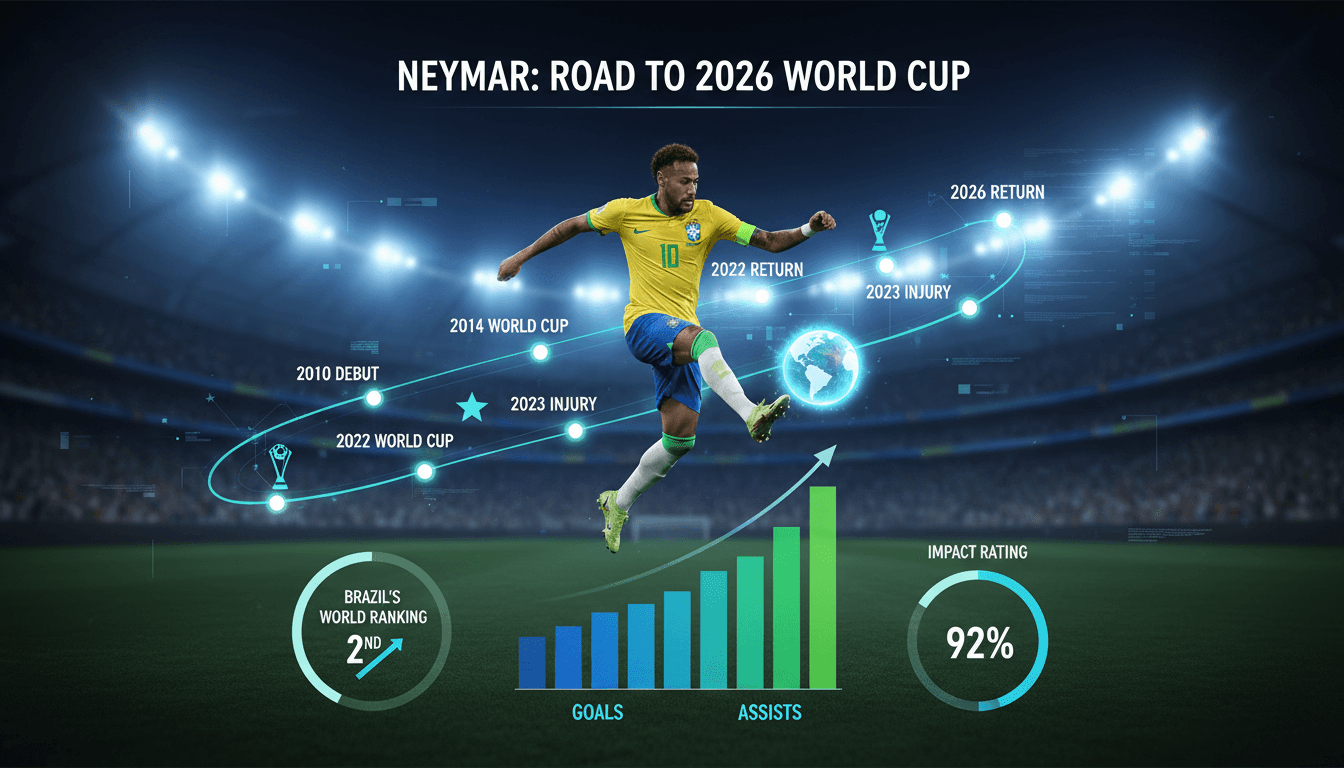 Neymar returns to international football for Brazil in 2026 World Cup match against Scotland