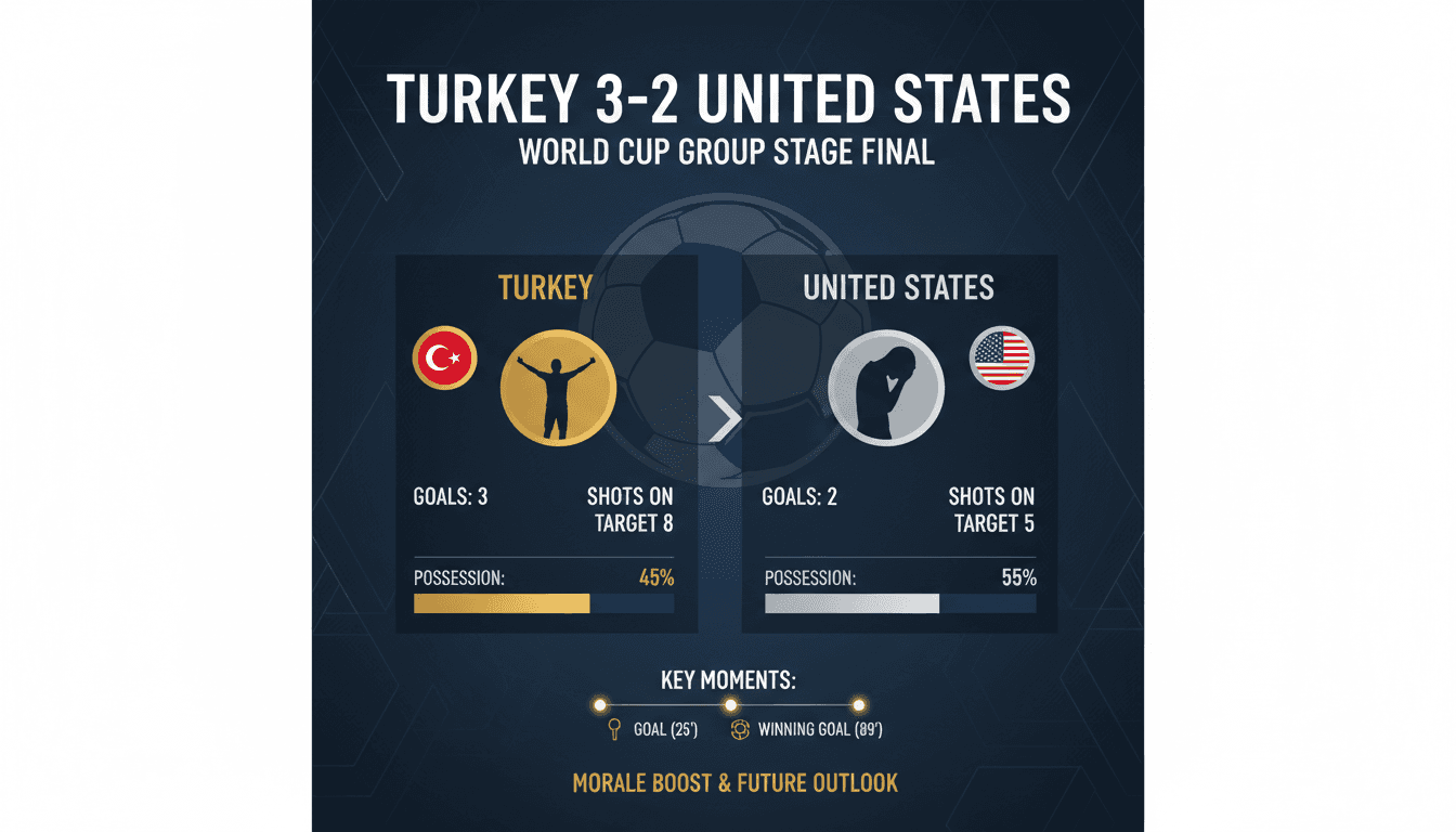 Turkey celebrates their victory over the USA in the World Cup group stage.