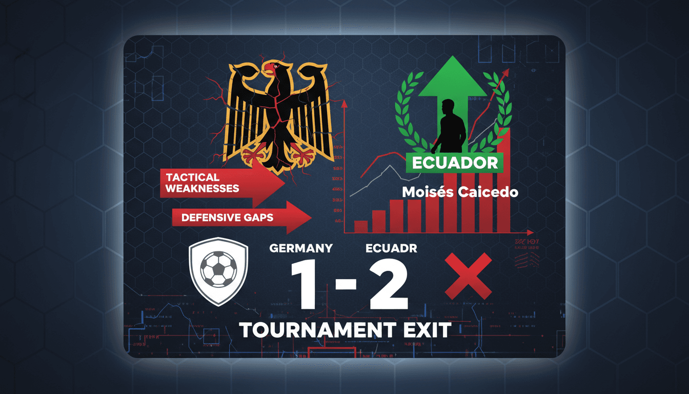 Germany's national football team suffers 1-2 defeat to Ecuador