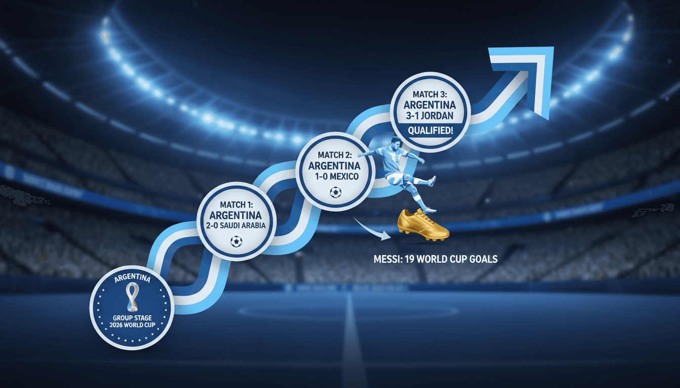 Argentina's victory celebration after defeating Jordan in the World Cup